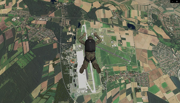 RAPTOR Parachute Simulator jump
