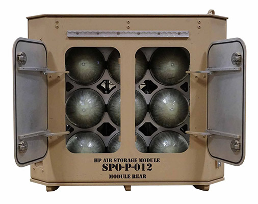 Airjam Mobile Breathing Air Storage Bank System open