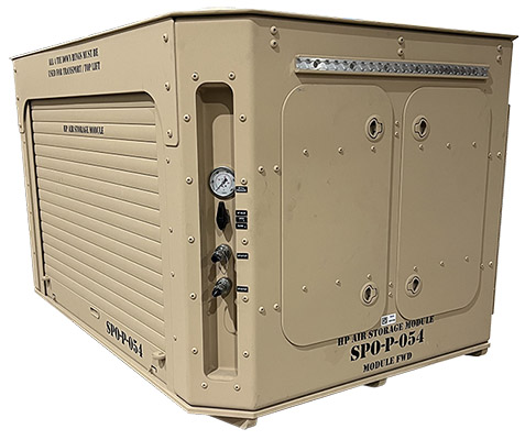 Airjam Mobile Breathing Air Storage Bank System closed