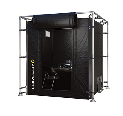 Faraday Tent Front Right Open