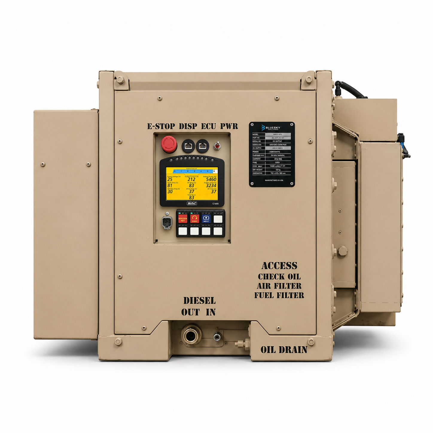 BlueSky Mobile Power 6kW Hybrid Generator System